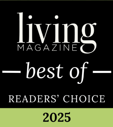 Living Magazine Best of Readers' Choice 2025 award badge